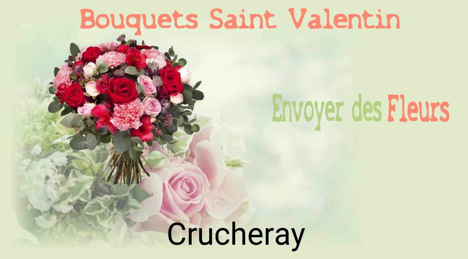 Roses de Saint-Valentin livrées à Crucheray